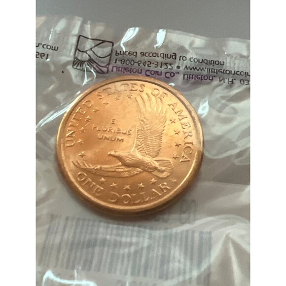 2000-D Uncirculated Sacagawea Dollar Coin In Original Packaging New - Picture 3 of 3